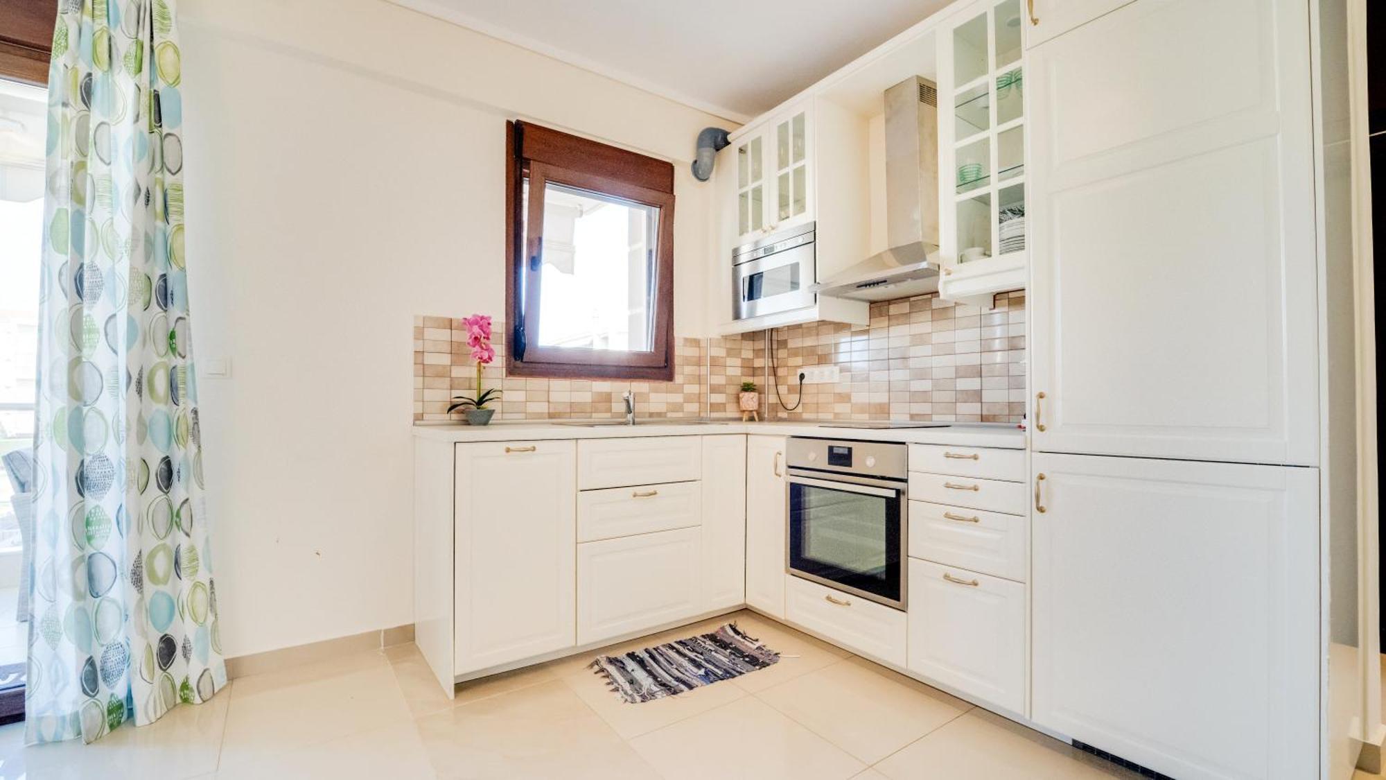 Luxury And Sunny Apartment 250 Mts From The Beach!! Peraía Exterior foto